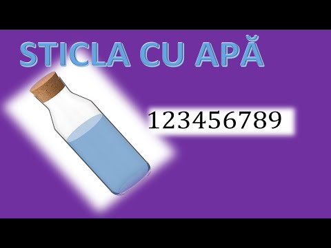 STICLA CU APĂ (Întrebări - 141)(Să ne gândim !)