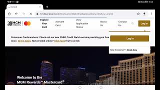 MGM Rewards Mastercard Login💳⏬👇