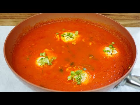 DESAYUNO SÚPER ECONÓMICO Y MUY SABROSO HUEVOS AHOGADOS PICOSITOS