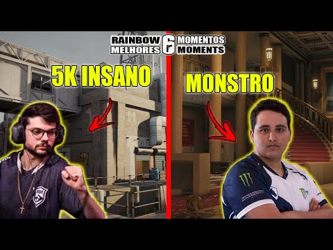PSK BRILHANDO DE KALI, 5K INSANO DO NOVYS, ACE DO HIT E MAIS - MELHORES MOMENTOS LIVES R6