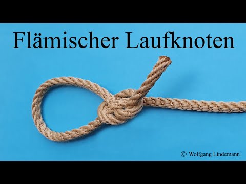 Flämischer Laufknoten (Flemish Running Knot)