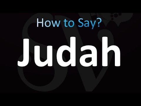 How to Pronounce Judah (correctly!)
