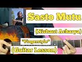 Sasto Mutu - Nishant Acharya | Fingerstyle Guitar Lesson | With Tab | (Sajjan Raj Vaidya)