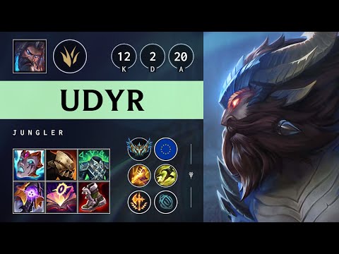 Udyr Jungle vs Jarvan IV - EUW Challenger Patch 25.19