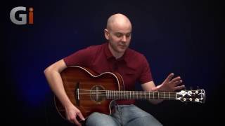 Video thumbnail for Faith Guitars FVBMB Blood Moon Venus Cutaway Review by Guitar Interactive Magazine