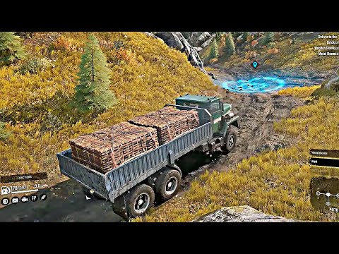 SnowRunner - Wet Harvest Contract | International Paystar 5070 | Gameplay Walkthrough Part 5