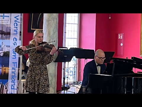 Jean Sibelius: Novelette for Violin and Piano, Op. 102 | @melissatheviolinist