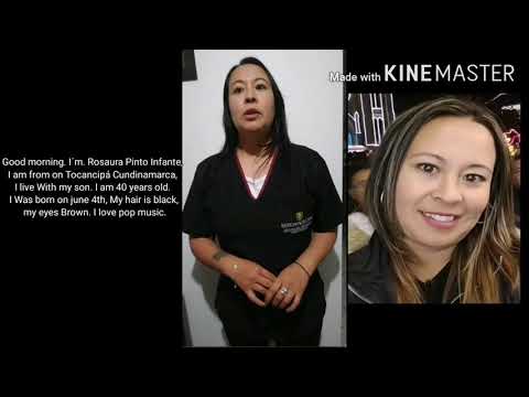 Presentación en inglés - Rosaura Pinto Infante