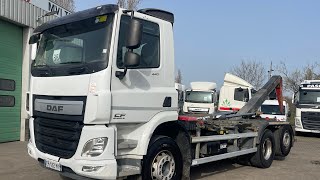 DAF CF 440 Euro 6, 6x2 , Hook, Moving axel, Lift axel hook lift truck | Image 4 - Autoline