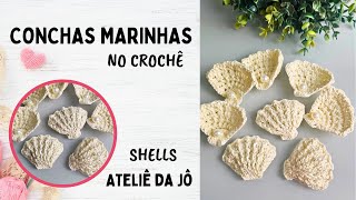 Crochet Seashells - Step by step