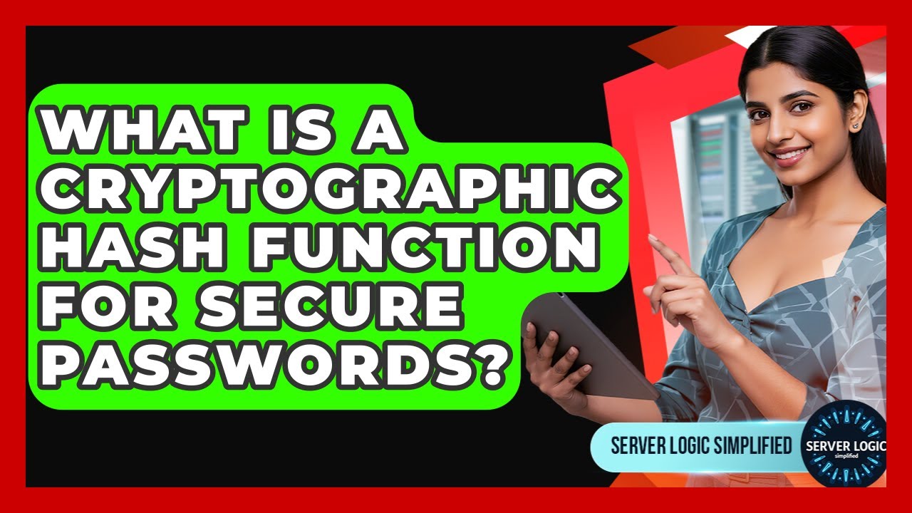 What Is A Cryptographic Hash Function For Secure Passwords? - Server Logic Simplified
