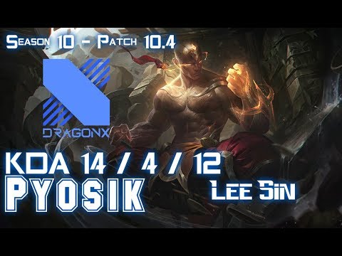DRX Pyosik LEE SIN vs OLAF Jungle - Patch 10.4 KR Ranked