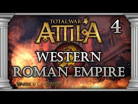 Total War: Attila - Gameplay ~ Western Roman Empire Campaign #4 - One Down Many To Go!