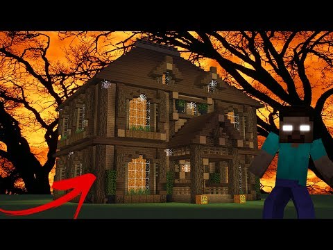 A1MOSTADDICTED MINECRAFT - Minecraft Tutorial: How To Make A HEROBRINE Haunted House (Survival House)