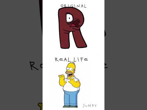 REAL LIFE VS ORIGINAL | Alphabet Lore SOUNDS #6