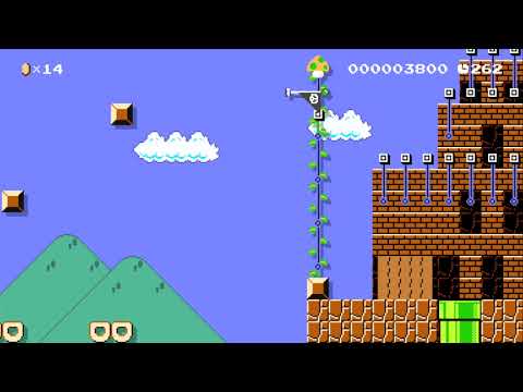 スーパーマリオブラザーズ2 4-3&4 SMB:LostL by シンジ - SUPER MARIO MAKER - NO COMMENTARY 1ba