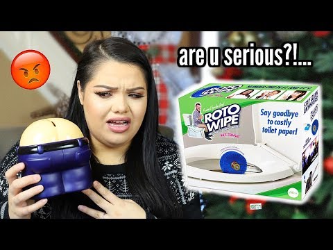 unboxing weird Christmas gifts my Fiancé bought me...