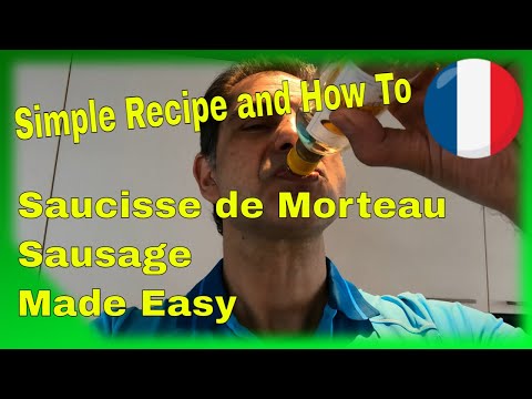 EP19 - How to make a Saucisse de Morteau type fresh sausage the easy way