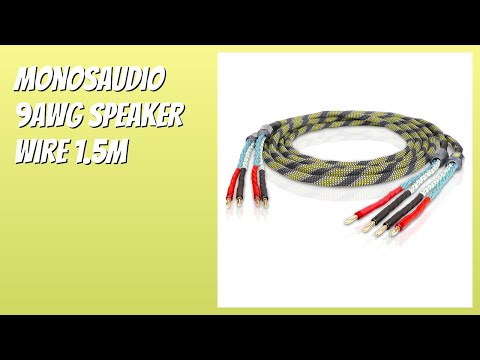 REVIEW (2026): Monosaudio 9AWG Speaker Wire 1.5M. Features
