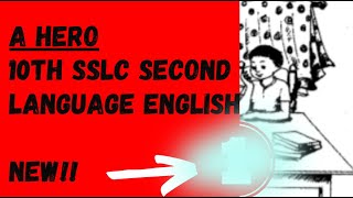 SSLC Karnataka Second Language English | 10th standard | Complete answers | 2020-21 | A HERO - -1
