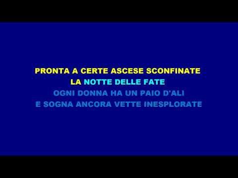 La Notte Delle Fate ( Enrico Ruggeri ) -  Canzone SyncroTesto Fair Use