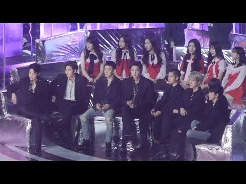 171202 엑소 (EXO),여자친구,워너원- 트와이스 (TWICE) "LIKEY" 리액션 Reaction [전체]  직캠 Fancam (2017 멜론 뮤직 어워드) by Mera