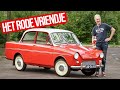 Albert maakte van een sloopauto zijn 'Rode Vriendje'