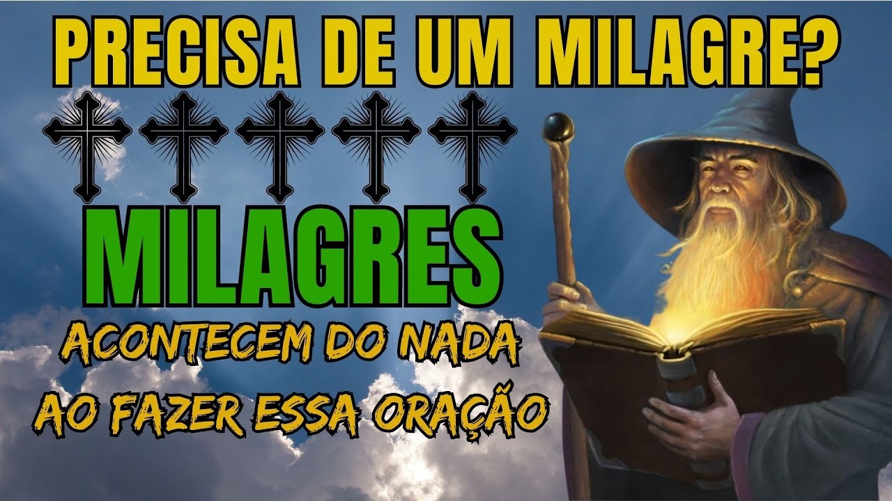 MILAGRES ACONTECEM DO NADA AO FAZER ESSA ORAÇÃO DE SÃO CIPRIANO