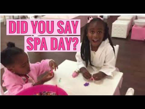 Little Princess Spa Birthday Party !! Birthday Girl Spa Day With Friends