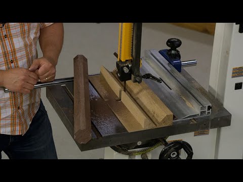 Woodworking Tip: Band Saw V-Block