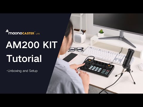 Audio Studio with Microphone Maono AM200 S1