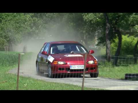 1 Rajd Skoczowsko-Ochabski 2017 3 Runda RPŚ - Kamil Kawalec / Paulina Barańska - Honda Civic