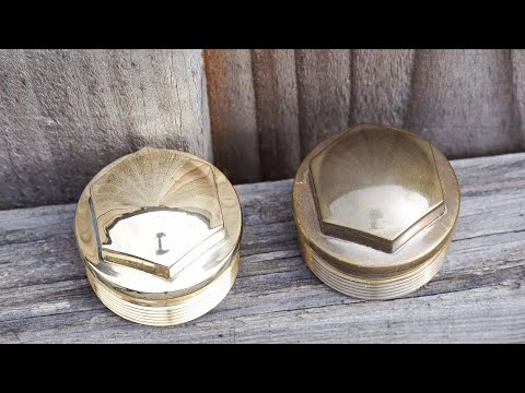 How to Age/Antique/Patinize Brass quickly and safely!  Easy OLD SCHOOL method!