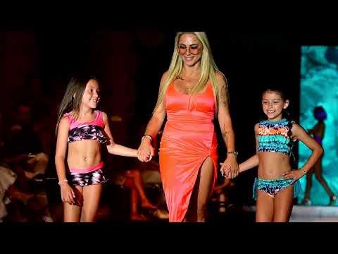 4K Aquablu Swimwear Runway Show at SLS Hotel Pool in South Beach Miami