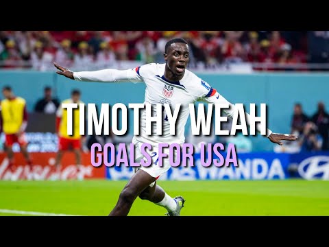 Timothy Weah • All Goals for USA