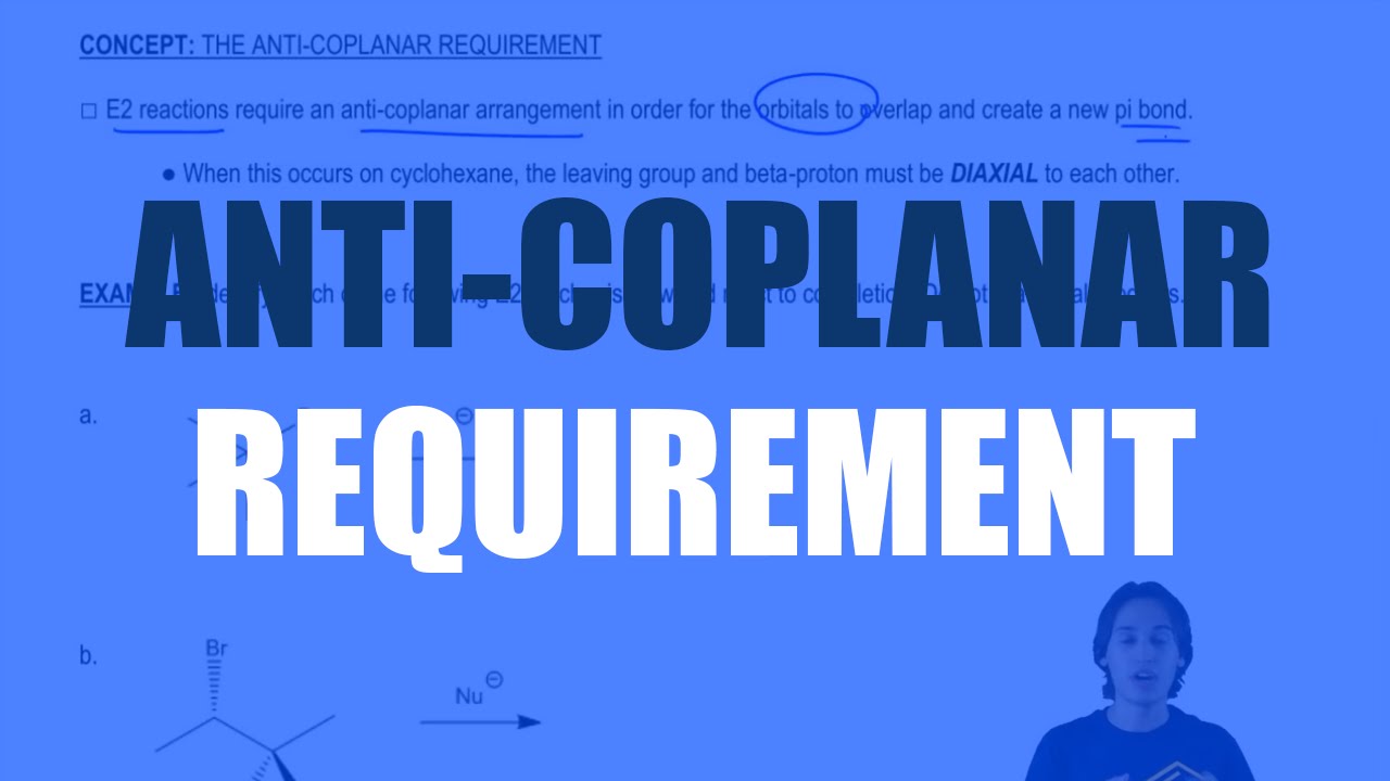 The number of unique β carbons in an anti-coplanar arrangement predicts the total number of products