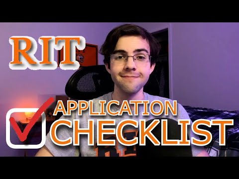 A Breakdown of RIT's Application Checklist