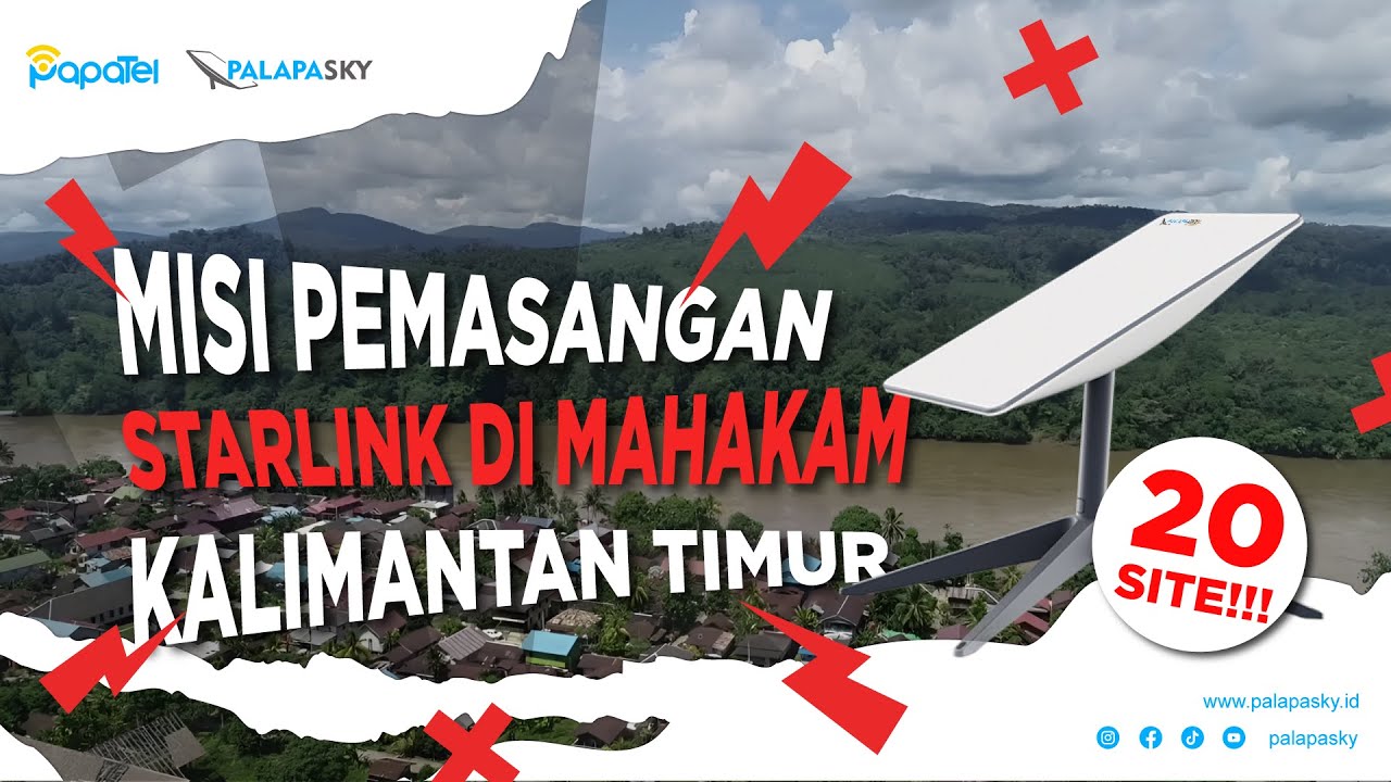 PALAPASKY STARLINK 🇮🇩 Satellite Internet Changes EVERYTHING | Kalimantan Timur, Mahakam Ulu