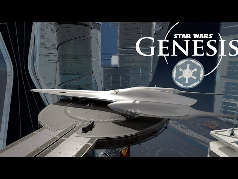 Star Wars Genesis - Nubian Royal Starship in Coruscant (V7 Preview)