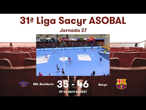 31ª Liga Sacyr ASOBAL J27: BM. Benidorm - Barça 35-46