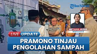 Pramono Tinjau Pilah Sampah Organik di Pasar Kramat Jati Jaktim: Satu Hari 5 Ton Sampah Jadi Pupik