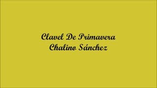 Clavel De Primavera (Spring Carnation) - Chalino Sánchez (Letra - Lyrics)