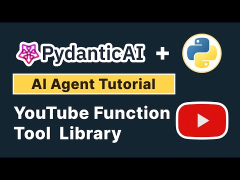 Add YouTube Search To AI Agents With This YouTube Function Toolkit Module | PydanticAI Tutorial