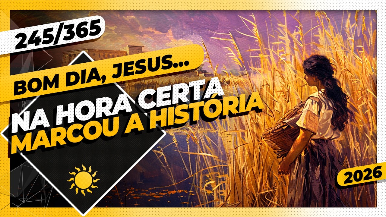 NA HORA CERTA: MARCOU A HISTÓRIA - Bom dia, Jesus! 245/365 (2026)