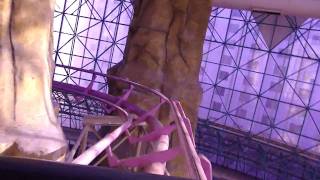 Canyon Blaster POV in HD AdventureDome Las Vegas Indoor Roller Coaster