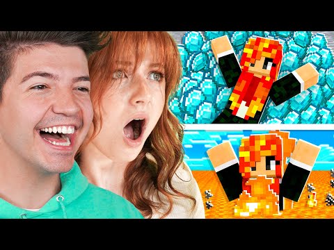 Little Sister vs EXTREME Minecraft Would You Rather