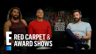 JUSTICE LEAGUE | E! News : "Justice League" Cast Dish on Kids & Costumes