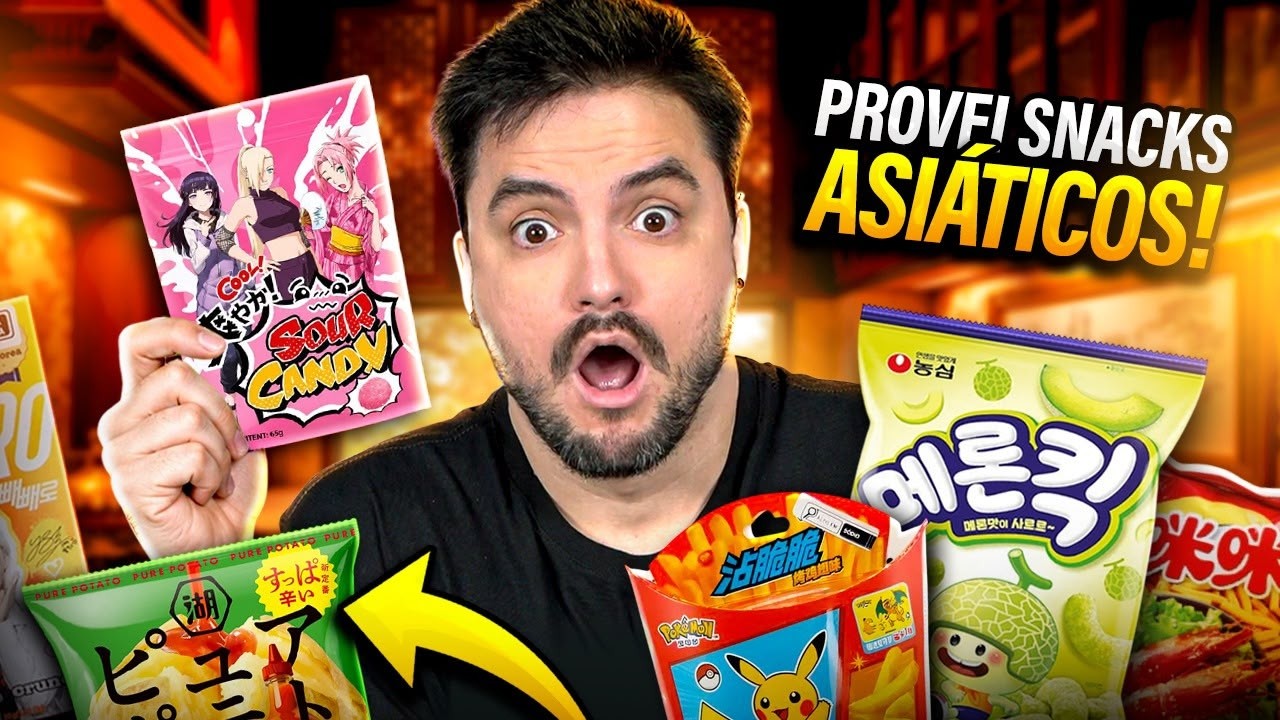 SAÍRAM NOVOS SNACKS ASIÁTICOS NO BRASIL!