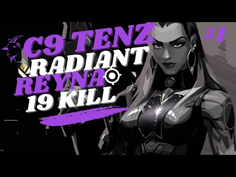 #1 NA C9 TENZ WHOLESOME REYNA GAMEPLAY ON SPLIT WITH OT - VALORANT