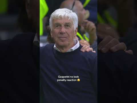Gasperini didn’t watch MALEN’s penalty 👀 #Roma #Gasperini #Malen #SerieA
